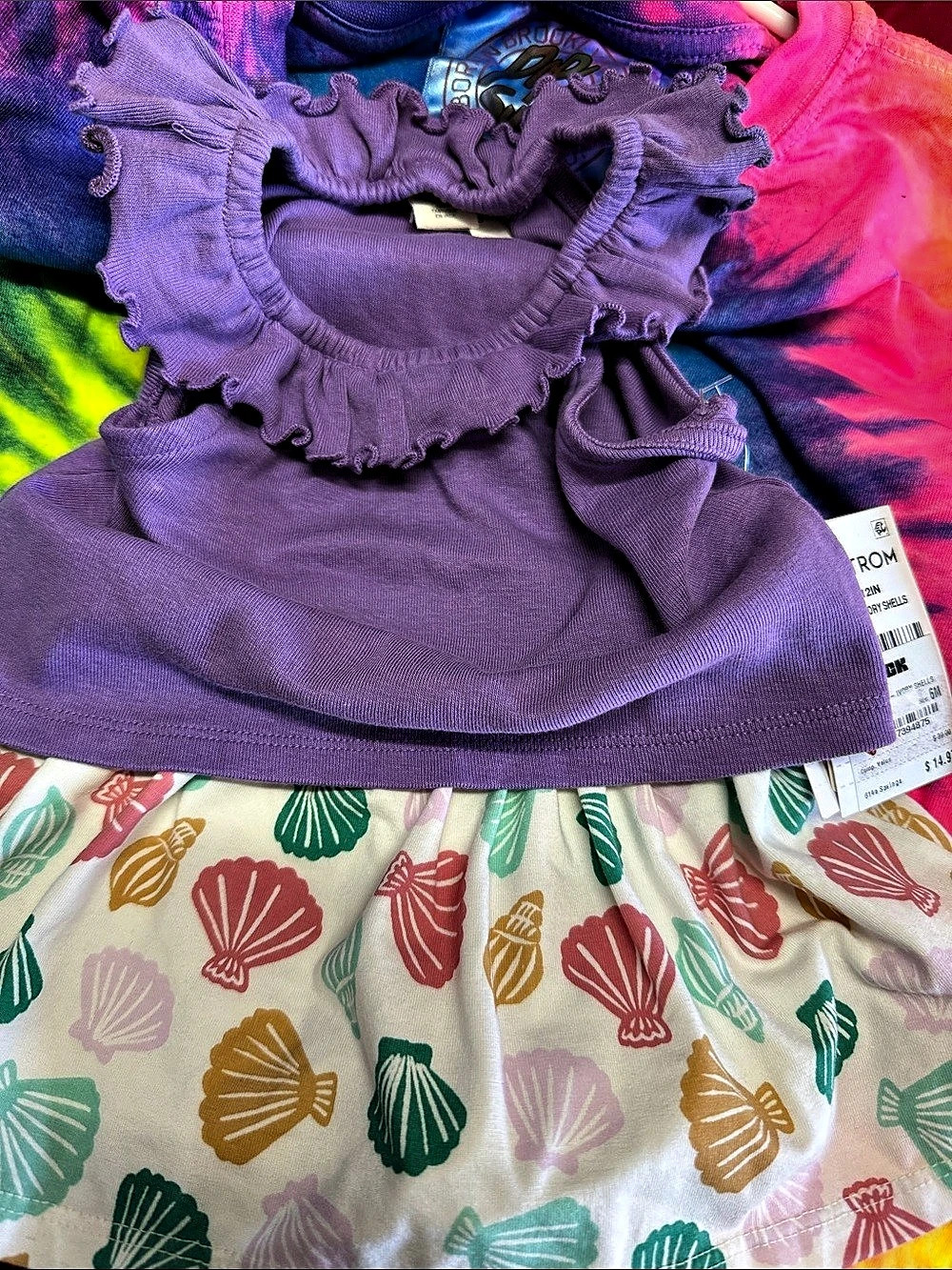 Tucker + Tate Baby 6M Purple Dress NWT